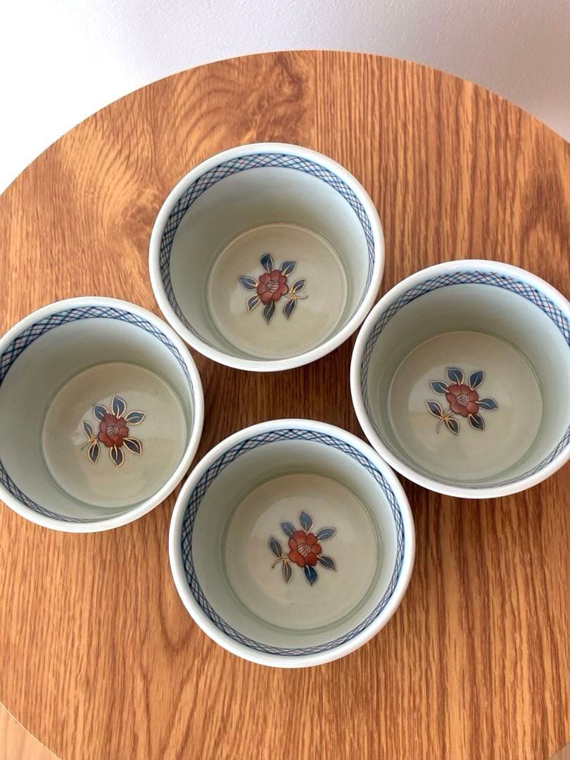 伊万里焼　福右衛門窯　蕎麦猪口　 4個セット