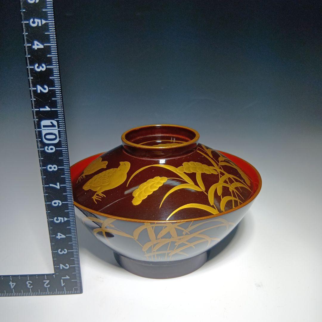 値下げ時代物　蒔絵吸物椀10客