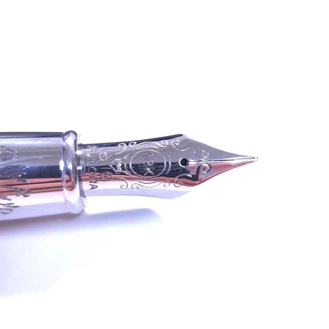 サクラサク【要修理】アウロラ アンビエンテ トロピチ 万年筆 ニブF 細字