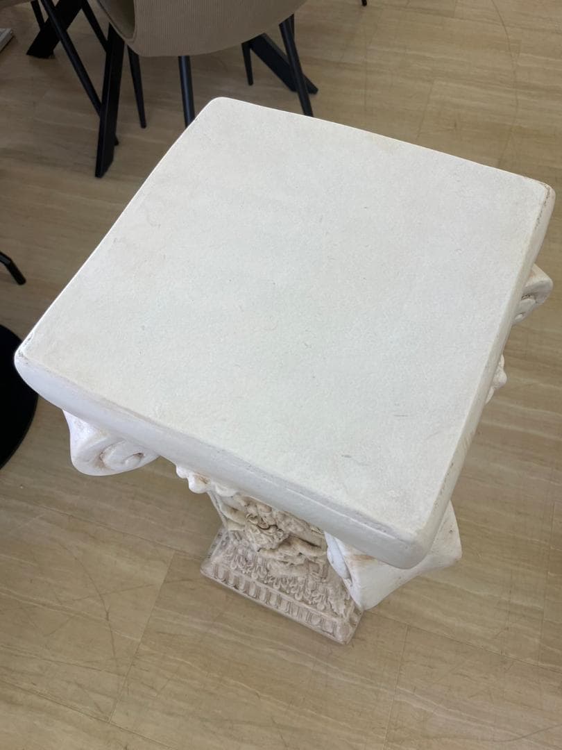 天使の花台 コラム コロン 置物 エンジェル オブジェ アンティーク クラシック