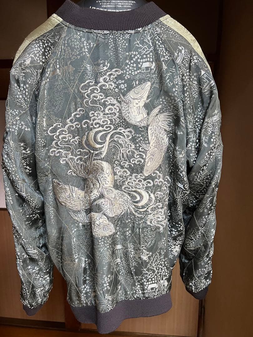 W【美品】花旅楽団 スカジャン