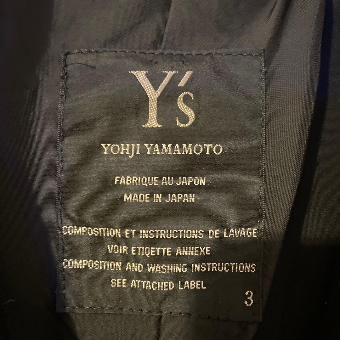 Y's ヨウジヤマモト ロングコート　ブラック　ウール100%