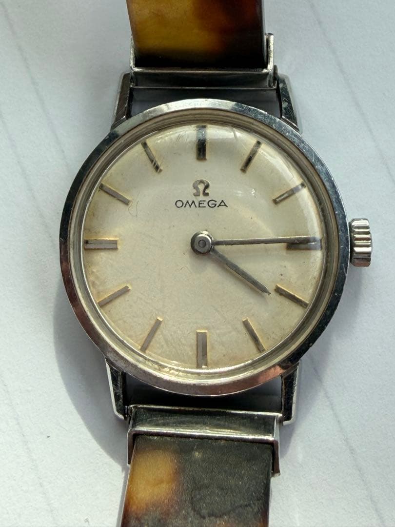 ジャンク　OMEGA 手巻き時計 ステンレススチール