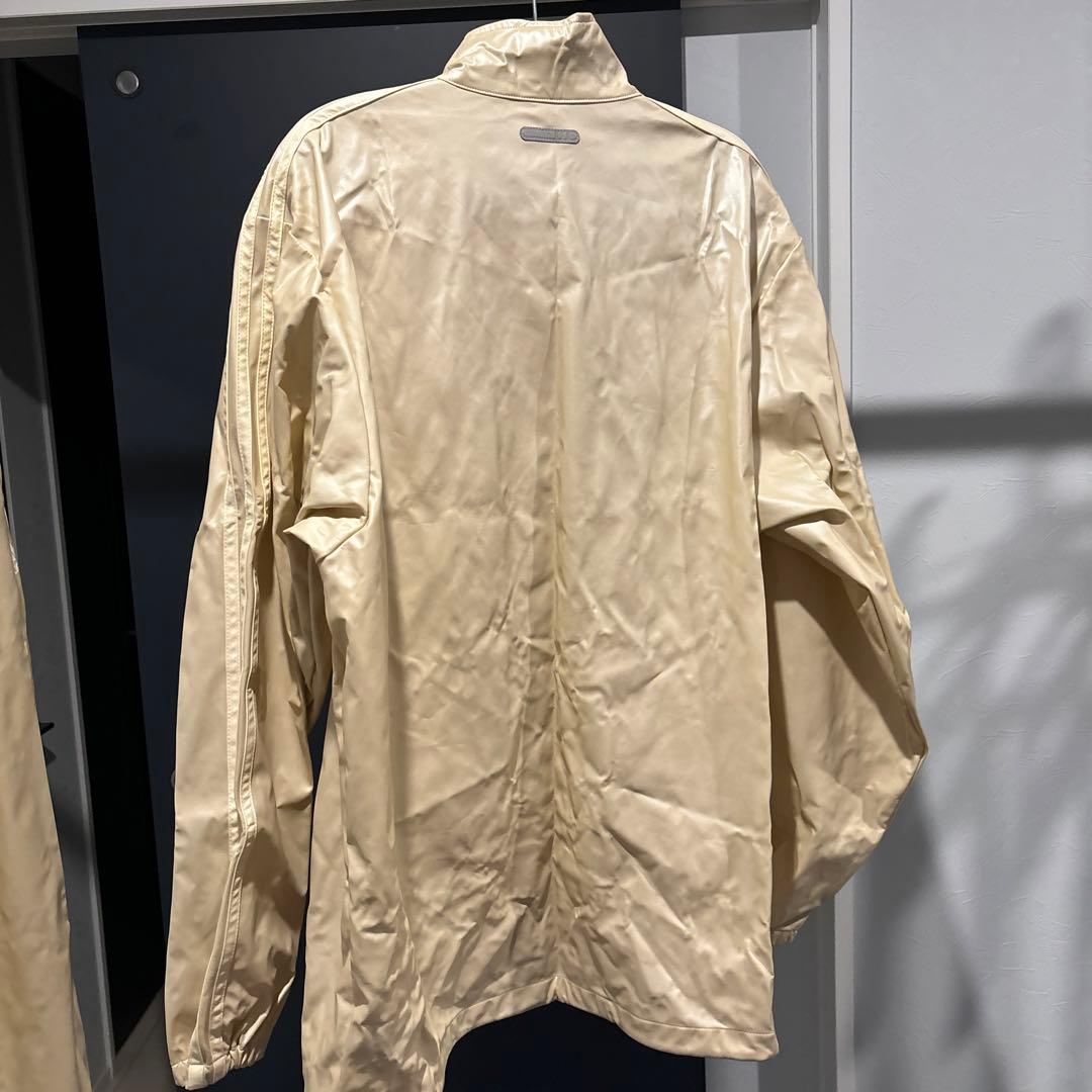 adidas ベージュ ジャケット サウナスーツ
