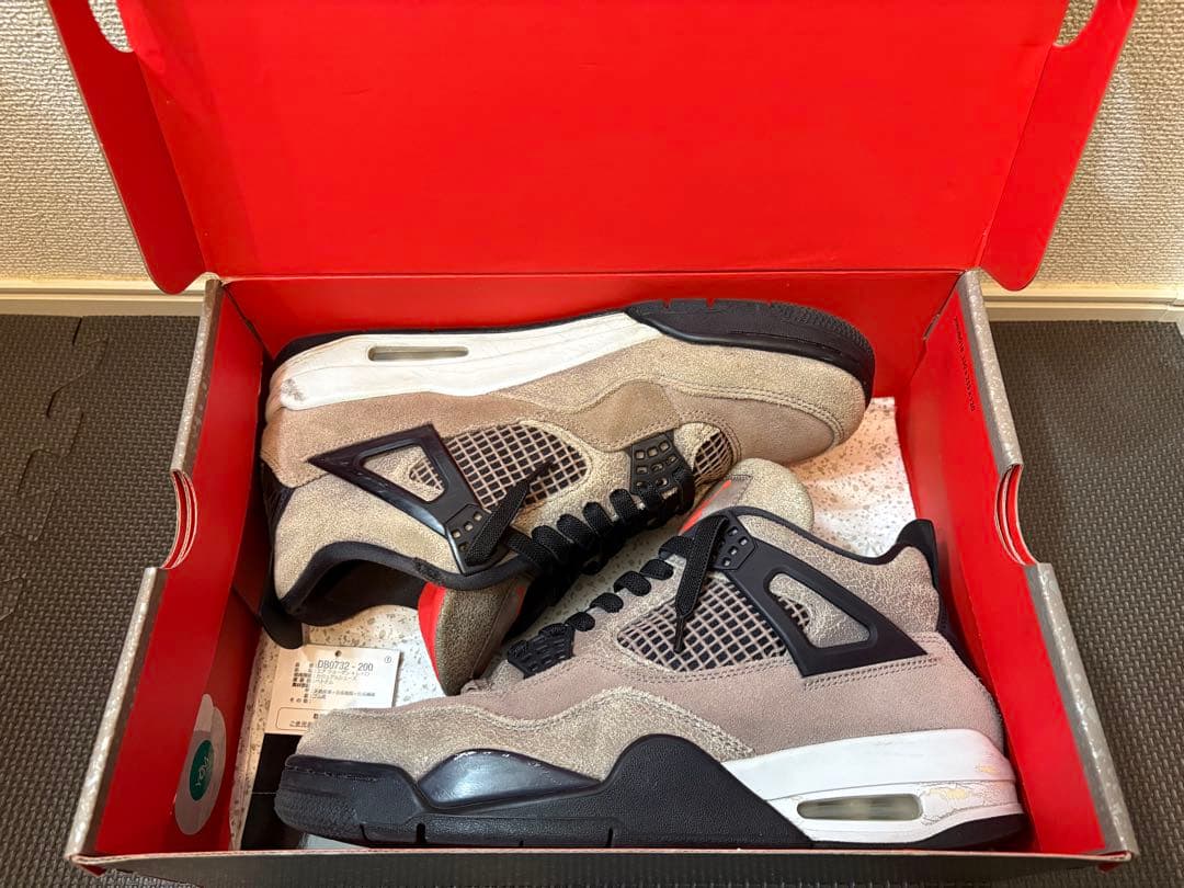 AIR JORDAN 4 \"TAUPE HAZE\" トープヘイズ27cm