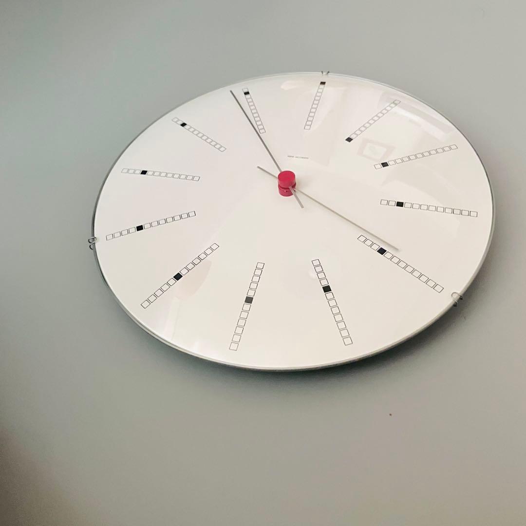 【訳あり】旧仕様 アルネ・ヤコブセン バンカーズクロック 29cm