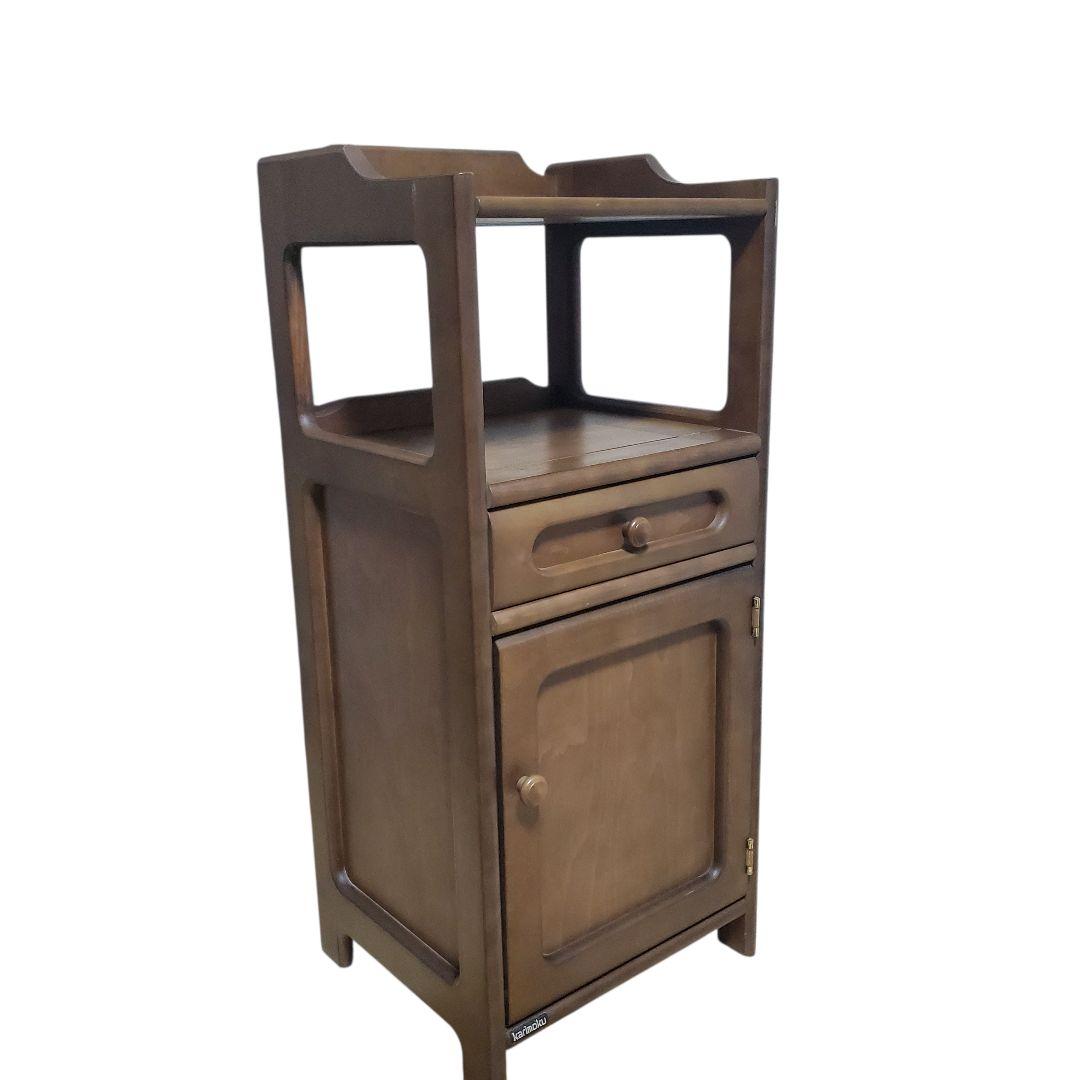 大幅値下げ！ karimoku カリモク 木製 電話台 サイドキャビネット