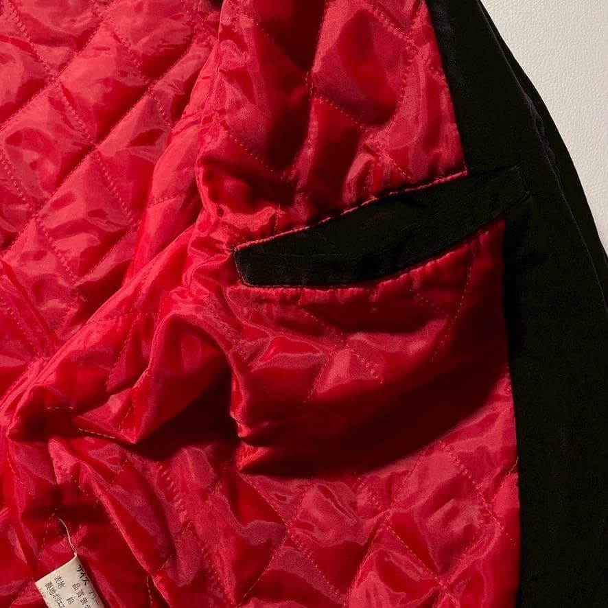 せ*な様 【別珍】スカジャン 鷲 龍 刺繍 ベロア生地 横須賀ジャンパー 黒 9