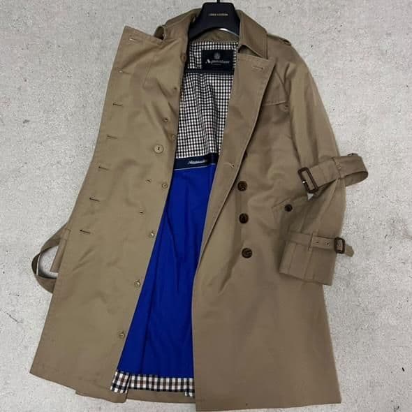 ✨希少✨アクアスキュータム トレンチコート チェック ベルト ライナー 大草直子