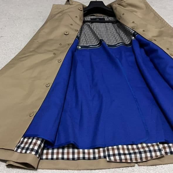 ✨希少✨アクアスキュータム トレンチコート チェック ベルト ライナー 大草直子