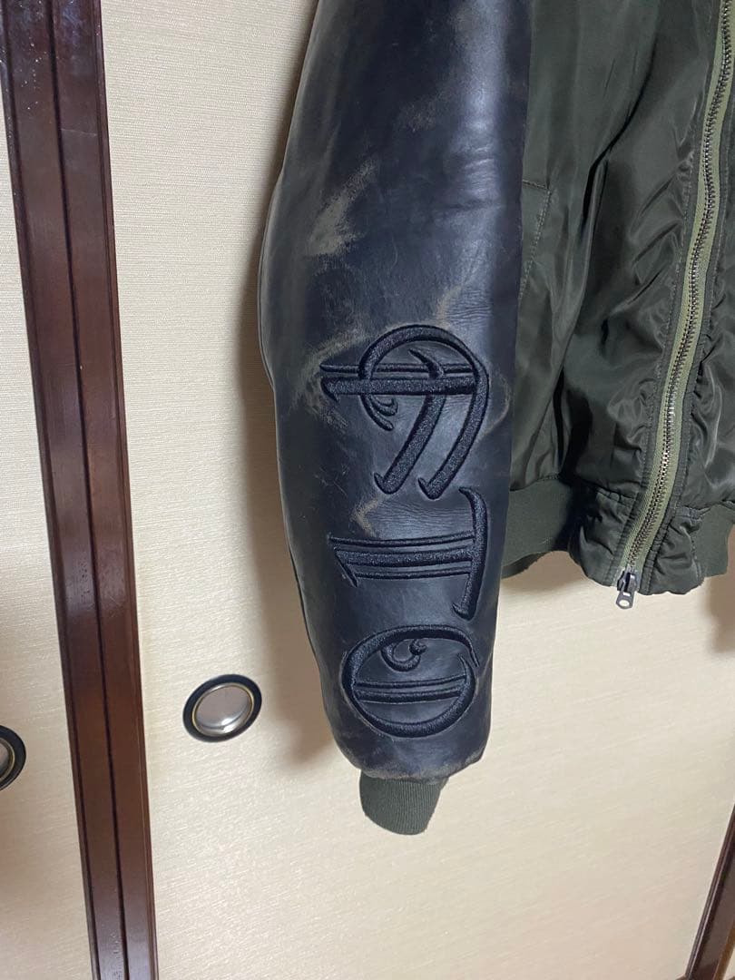 裏庭　ジャケット　ジャンパー　山本キッド　MA1 N2B N3B 本革　ファー