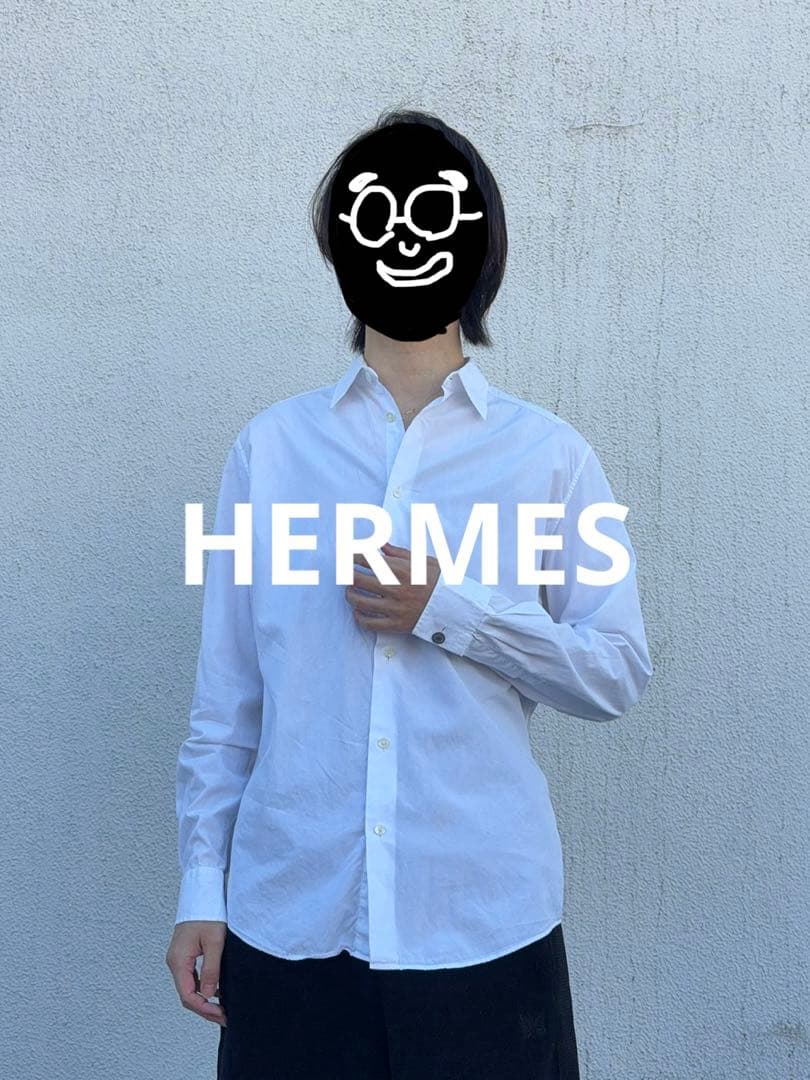 HERMES エルメス ドレスシャツ archive アーカイブ vintage