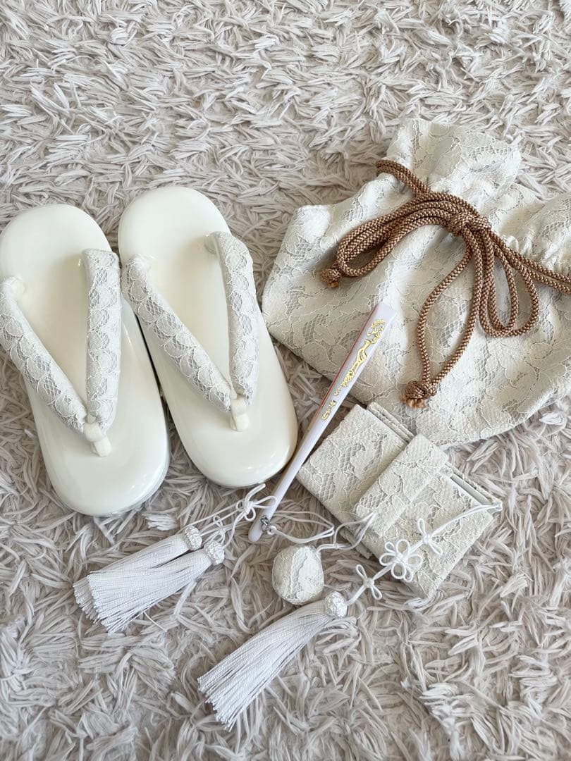 ひよこ商店 utatane 七五三 着物 7歳 ニュアンスカラー着物フルセット