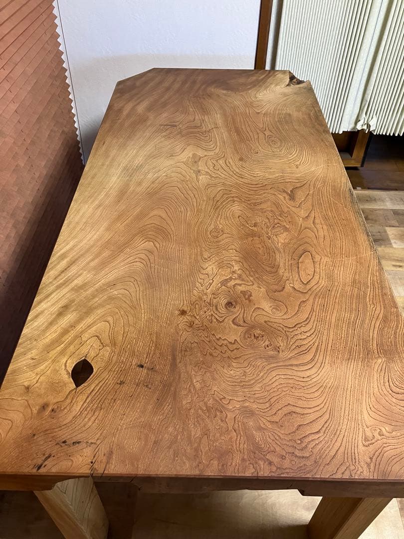 欅　ケヤキ　けやき　無垢　ダイニングテーブル　テーブル