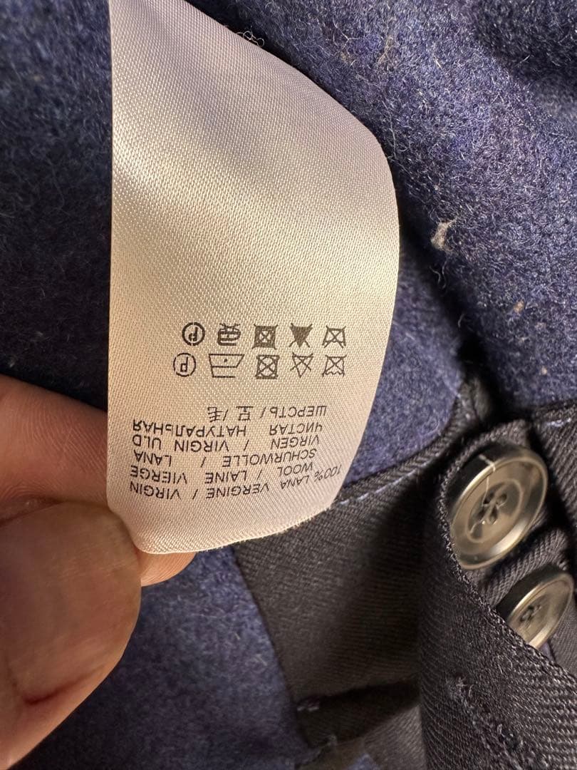 最終値下げCINI venezia ネイビーウールトレンチコート