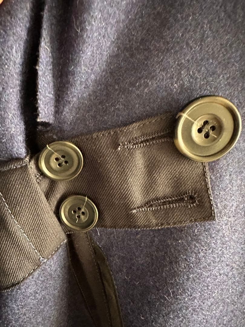 最終値下げCINI venezia ネイビーウールトレンチコート