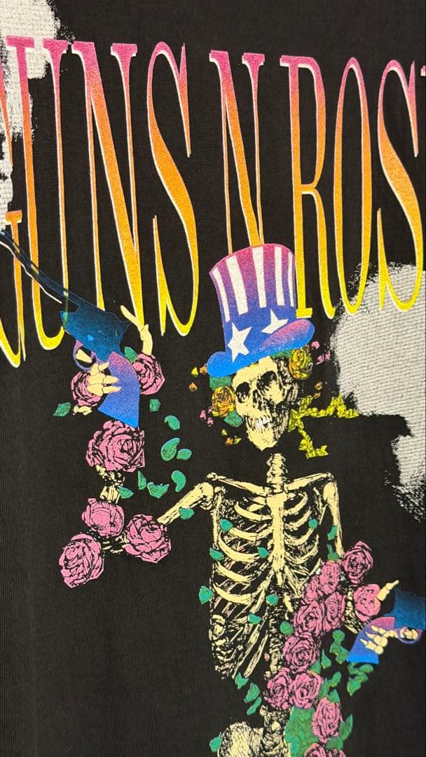 GUNS N ROSES ロングスリーブTシャツ ブラック