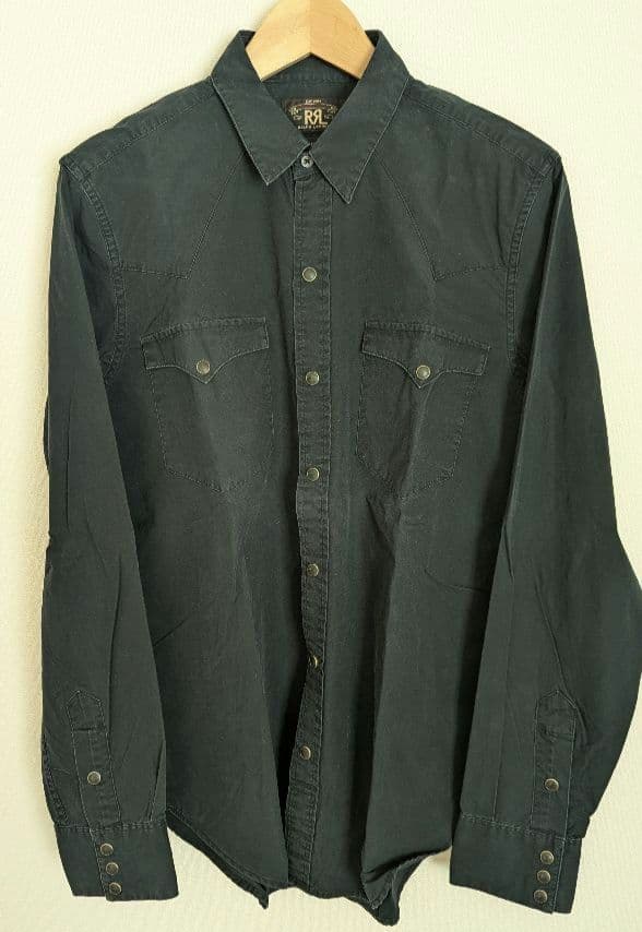 【RRL】ウェスタンシャツ 黒 Mサイズ