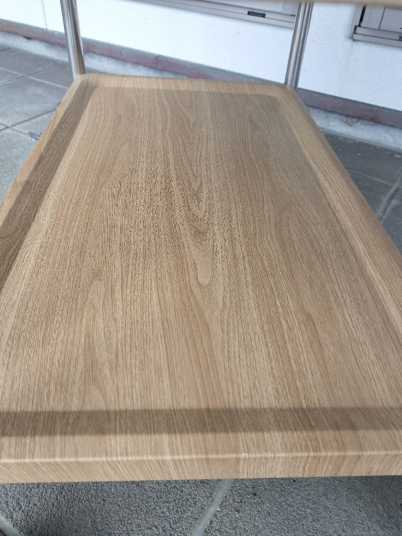 木目調のサービスワゴン　キッチンワゴン