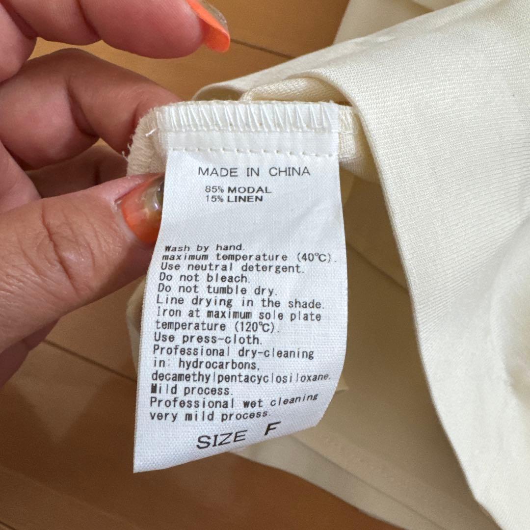 アダムエロペ　ショートシャツジャケット　キナリ　完売アイテム　オーバーサイズ