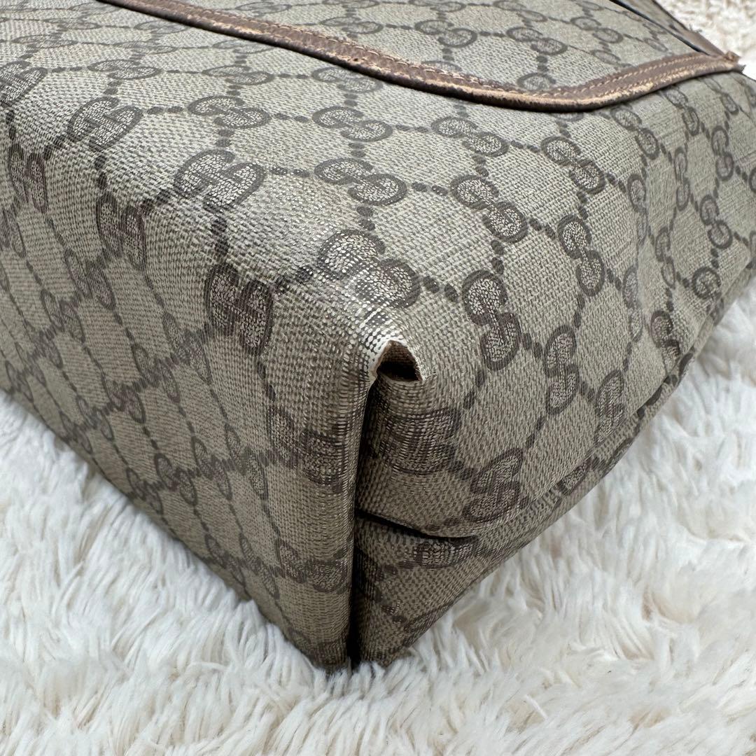 ✨人気✨グッチ　トートバッグ　シェリーライン　スプリーム　GG柄 PVC