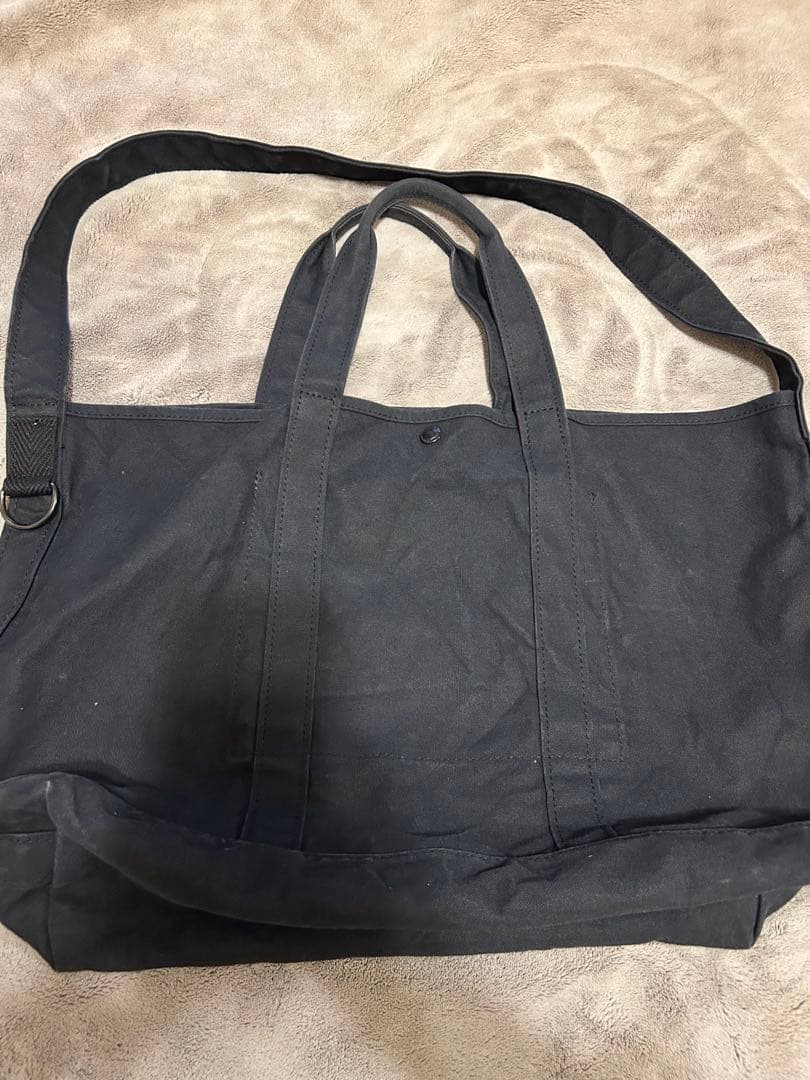 COMME des GARÇONS HOMME ブラックトートバッグ