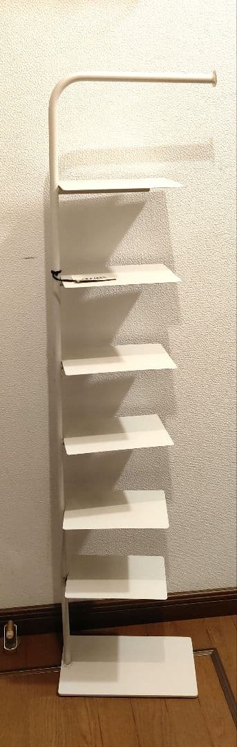 FRAMES&SONS★スタックラック 7段 シューズ ホワイト白アイボリー