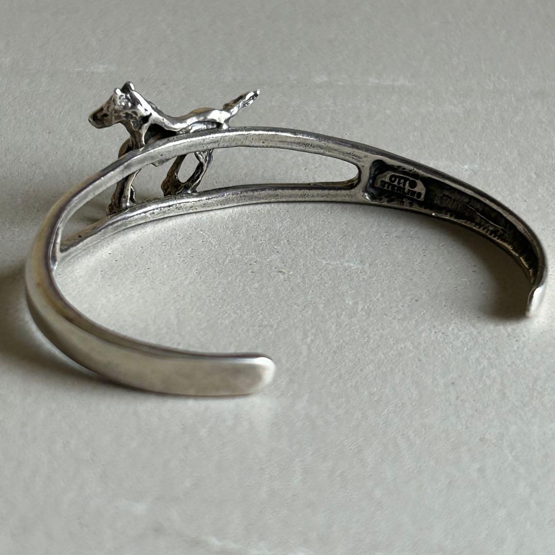 アクセサリー vintage Silver Horse Cuff Bracelet