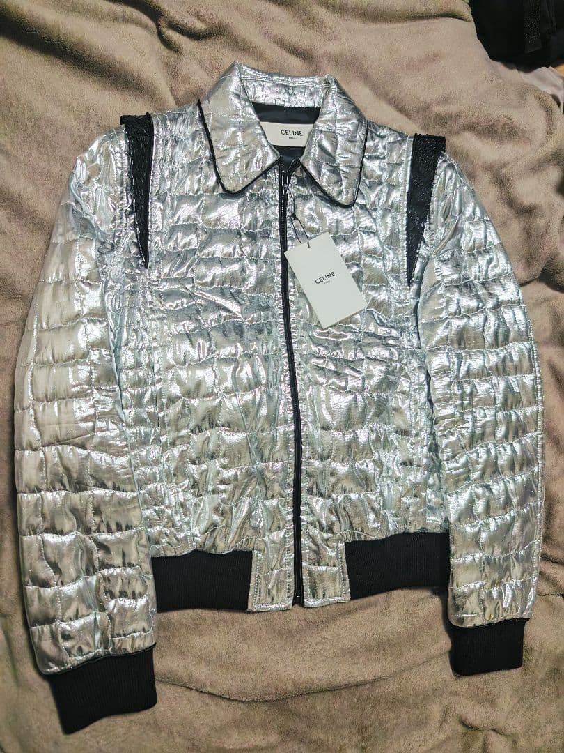 CELINE 未使用近い 限定 Runway ジャケット スタジャン スカジャン