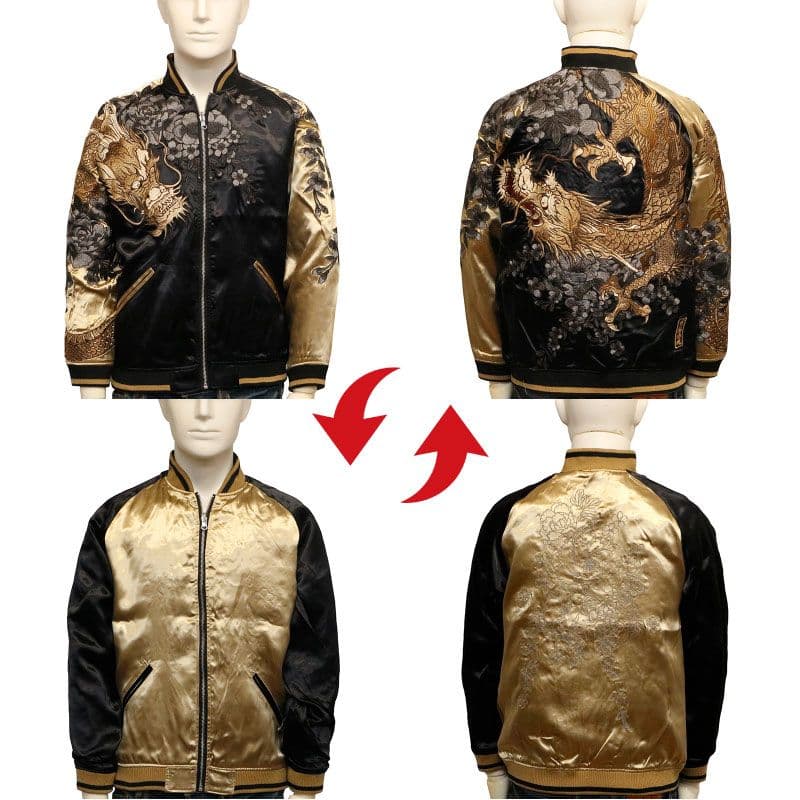 3種類 定価約六万 スカジャン Tシャツ 刺繍 ドラゴン 龍 古都古都 絡繰魂