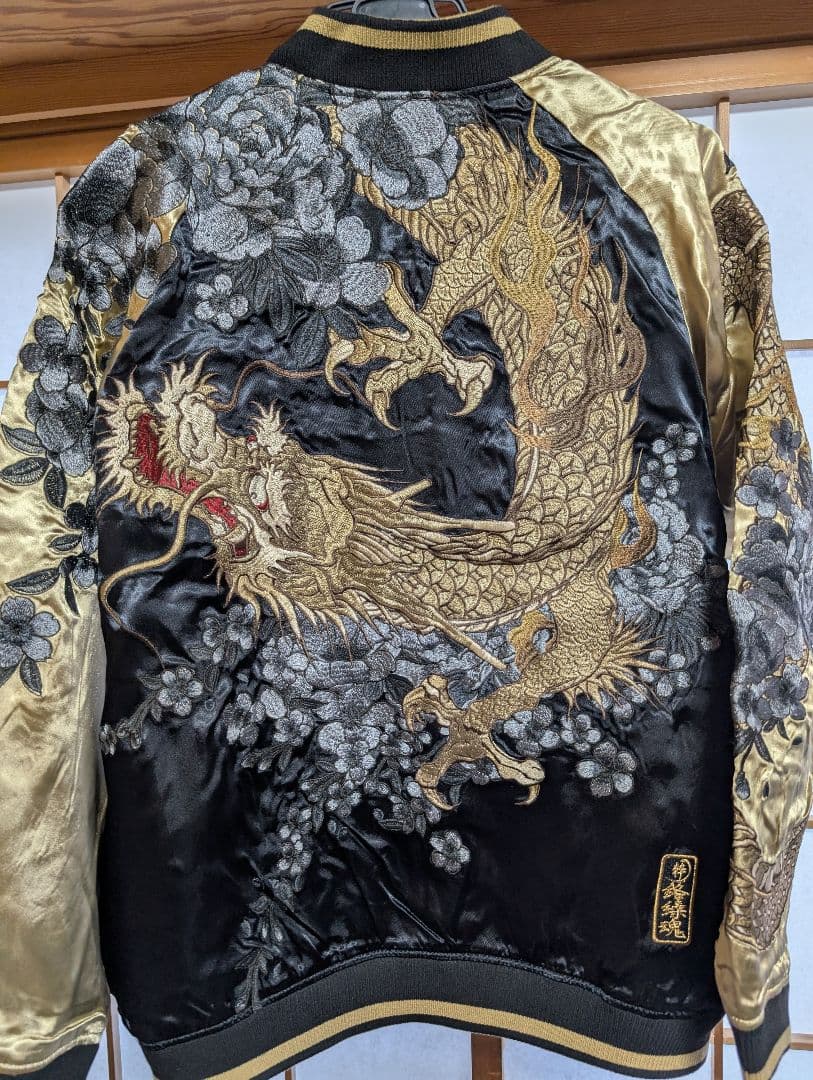 3種類 定価約六万 スカジャン Tシャツ 刺繍 ドラゴン 龍 古都古都 絡繰魂