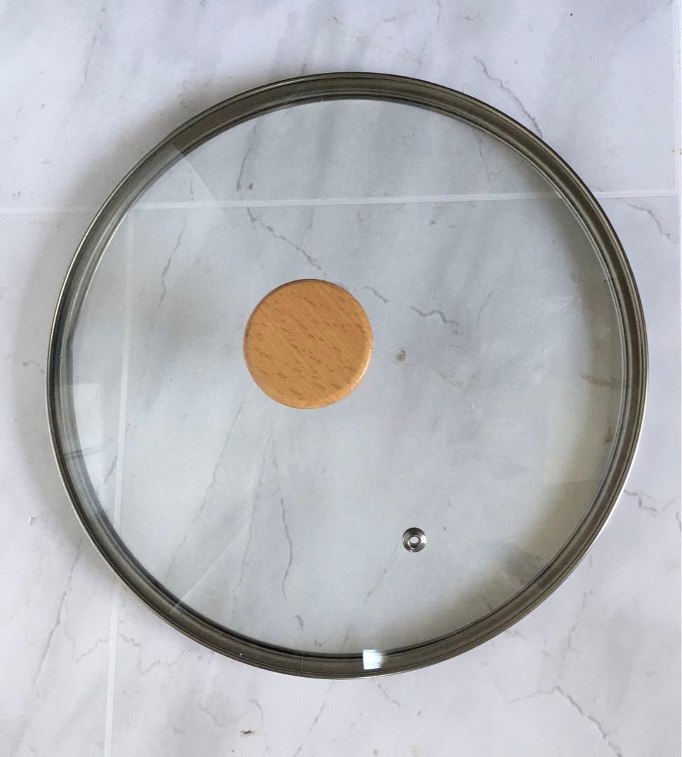 鍋蓋ユニバーサル蓋　直径26cm 木製ハンドル