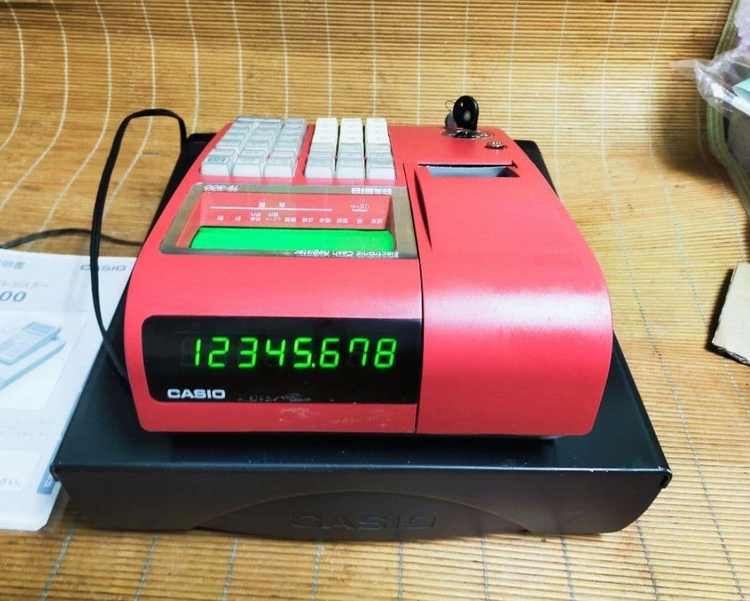 カシオレジスター　TE-300　フル設定無料　送料無料人気機種　400009