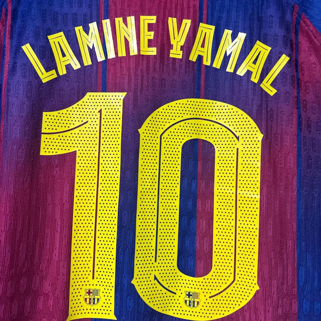 [CL仕様] FCバルセロナユニフォーム#10 LAMINE YAMALレプリカ