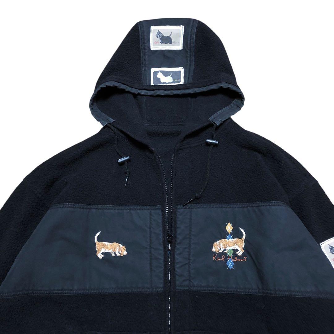 あさり様　カールヘルム　黒　ボアジャケット　ドッグ　フリーサイズ