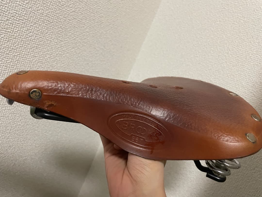 【美品】BROOKS B67 レザーサドル ハニー ブルックス