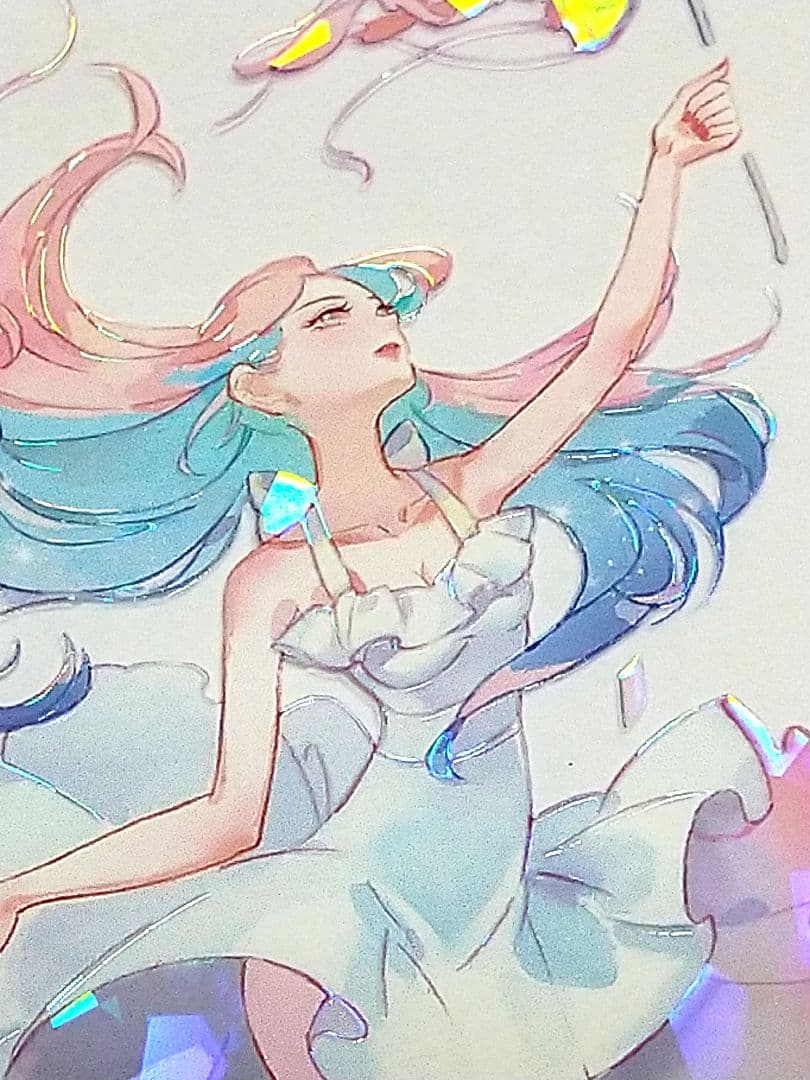 J1086＃海洋少女(贝壳光)LAPUTA切り売り海外人物マステ女の子