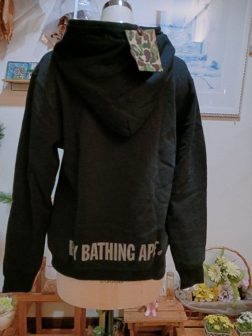 激レア 新品⭐A BATHING APE エイプ フルジップパーカ⭐ブラック/M