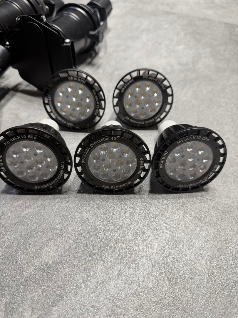 スポットライト+LEDライト 5個セット 高輝度