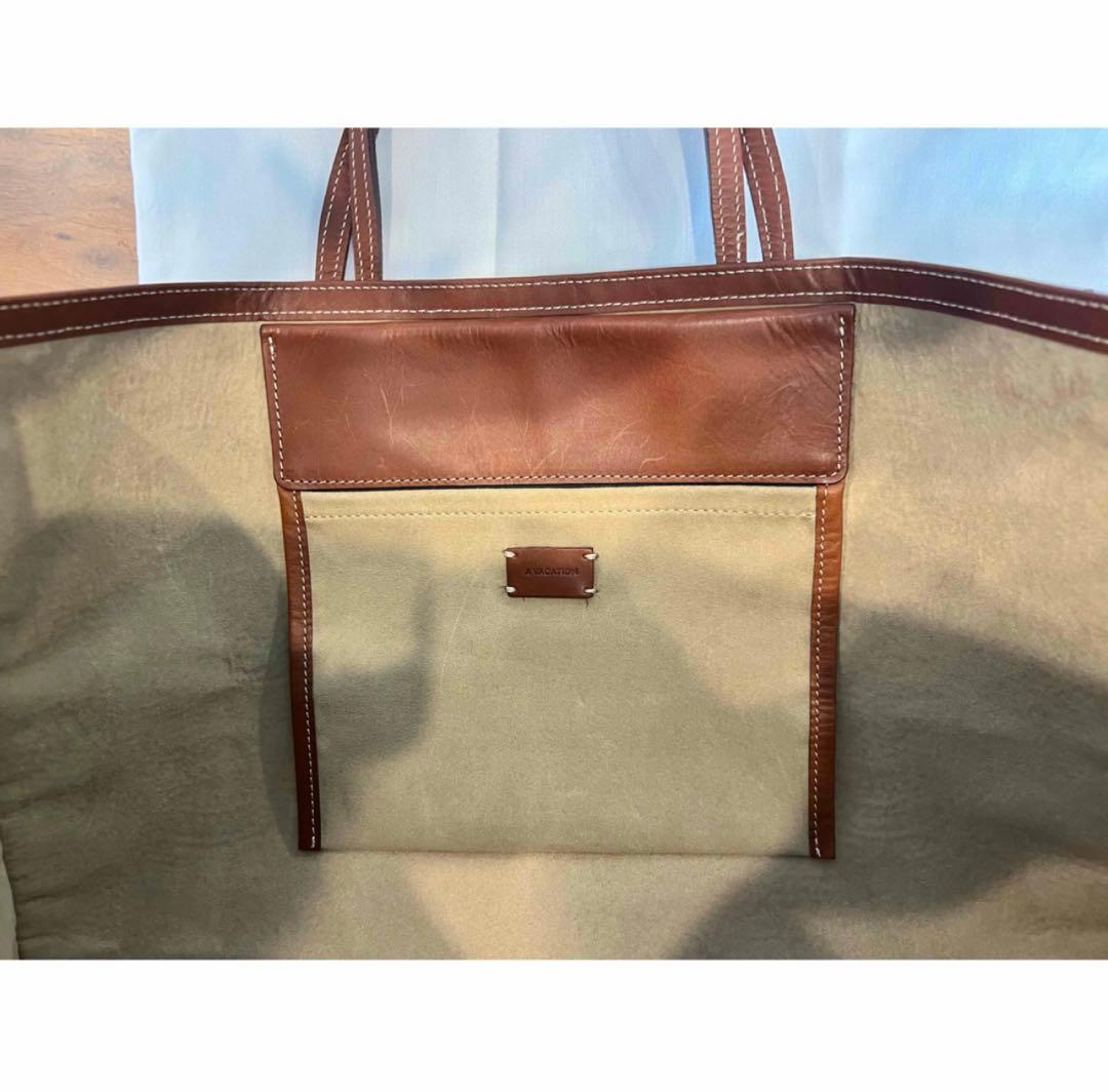 A VACATION ペイズリートートTANKイエロー