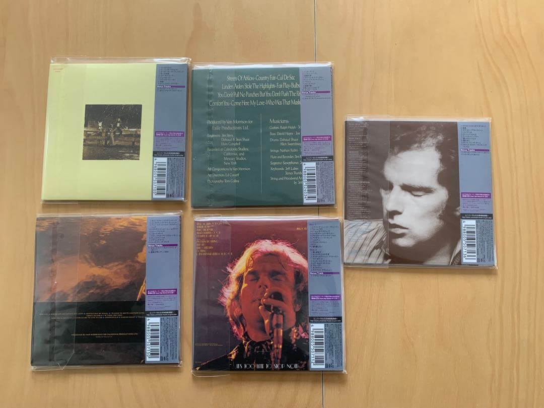 ヴァン•モリソン/紙ジャケットSHM-CD５タイトルセット 美品！