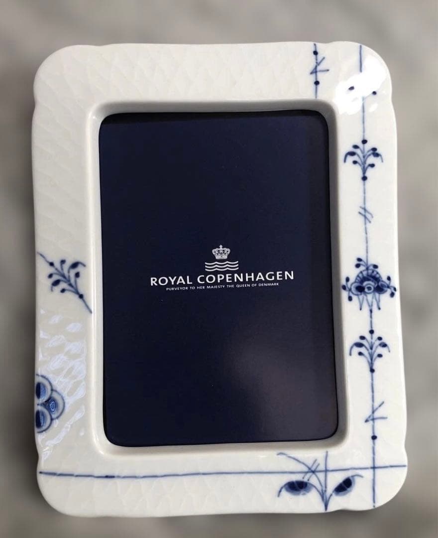 ロイヤルコペンハーゲン　ブルーパルメッテ　フォトフレーム　写真立て　未使用　箱付