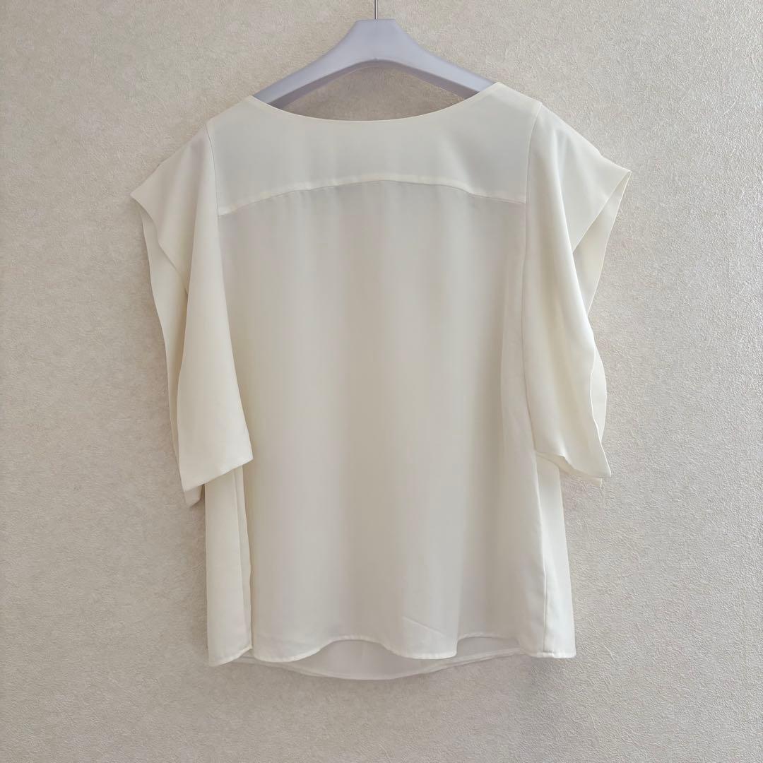 セオリーリュクス　半袖　ブラウス　トップス　カットソー　ノースリーブ