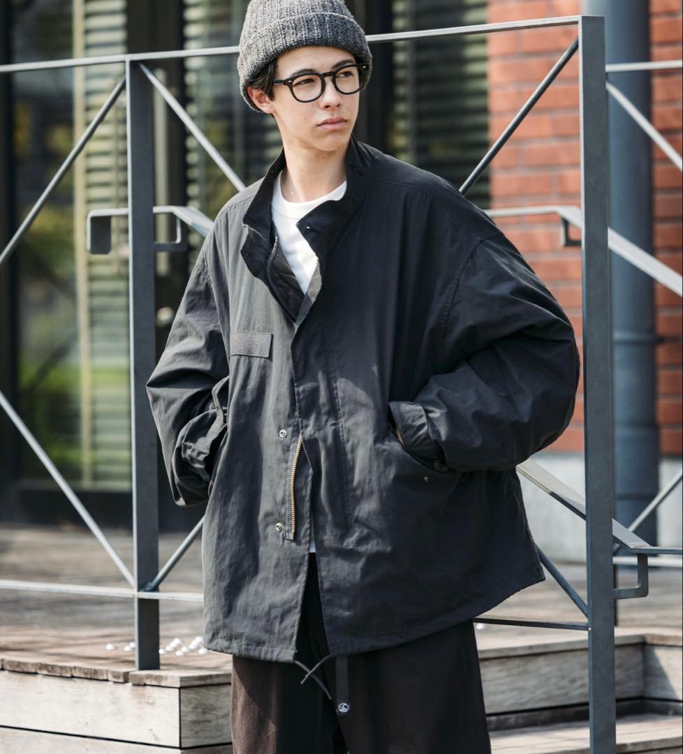 ほぼ未使用☆FREAK'S STORE　ショートモッズコート　黒　M　ライナー付