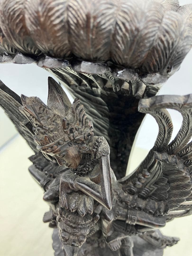 NYOMAN SETER 作家　ガルーダ　ヴィシュヌ神、インドネシア、バリ　黒檀