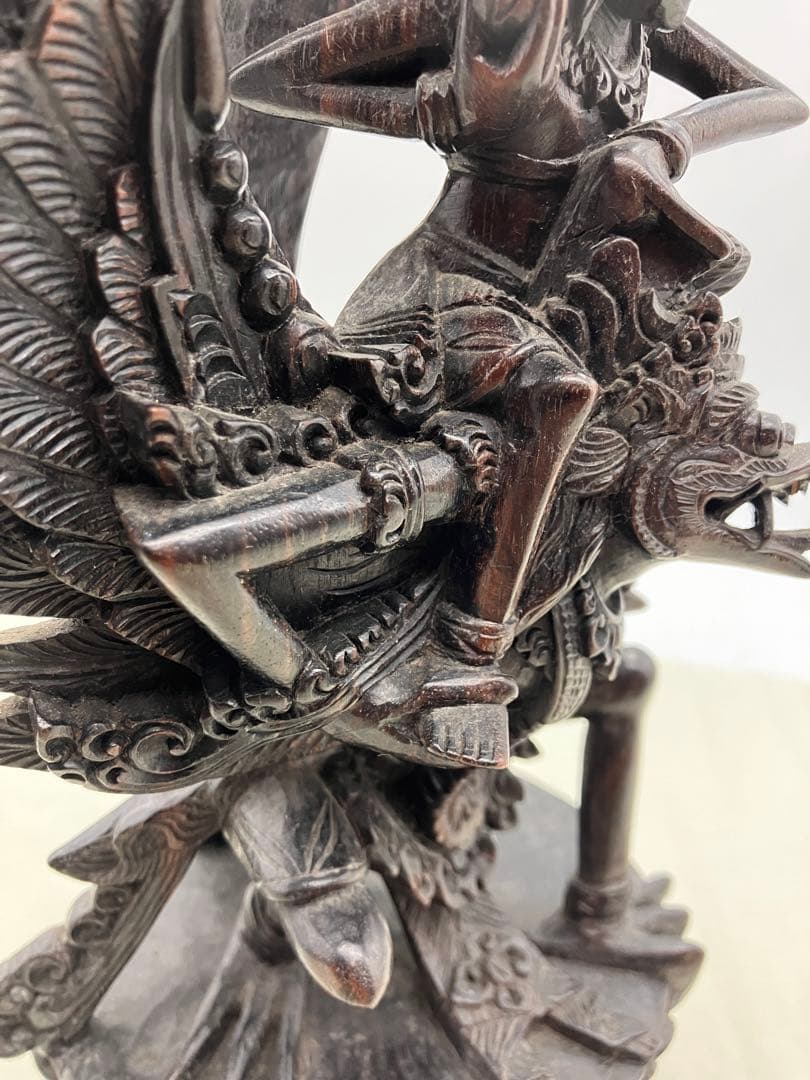 NYOMAN SETER 作家　ガルーダ　ヴィシュヌ神、インドネシア、バリ　黒檀