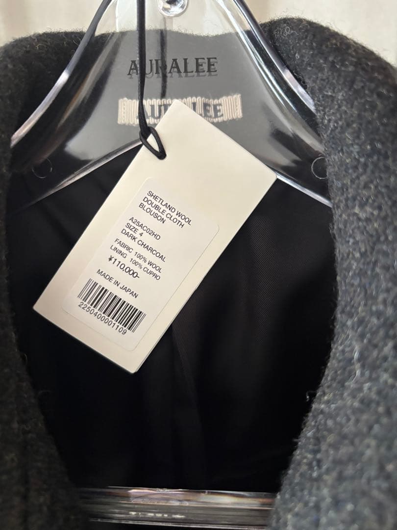 H*T様 SHETLAND WOOL DOUBLE CLOTH BLOUSON