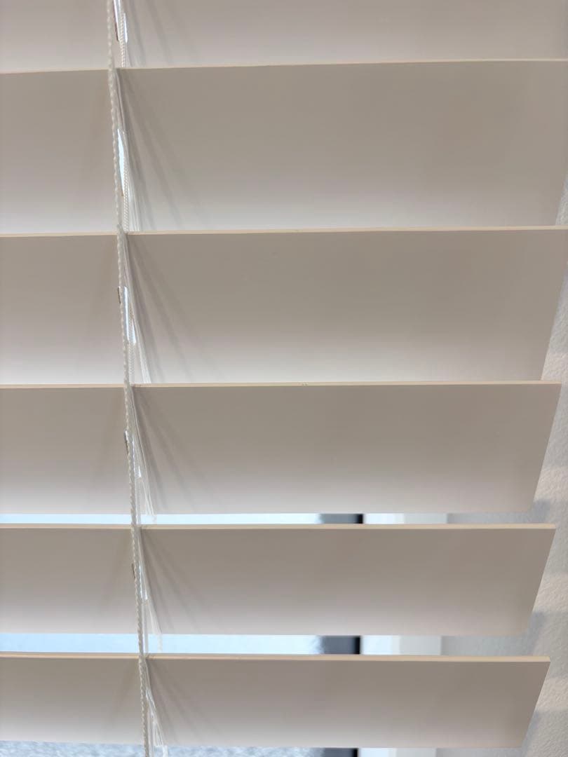 【新品】ニチベイ Popola2（ポポラ2）バンブーブラインドホワイト2本セット