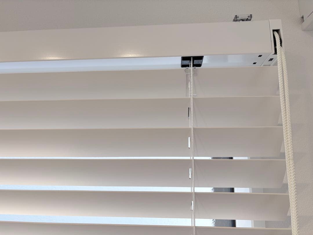 【新品】ニチベイ Popola2（ポポラ2）バンブーブラインドホワイト2本セット