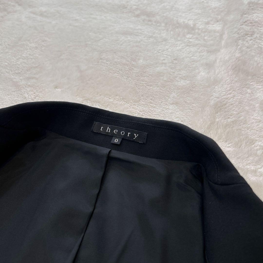 【美品】theory セオリー ブラックスーツ Sサイズ ビジネス 冠婚葬祭